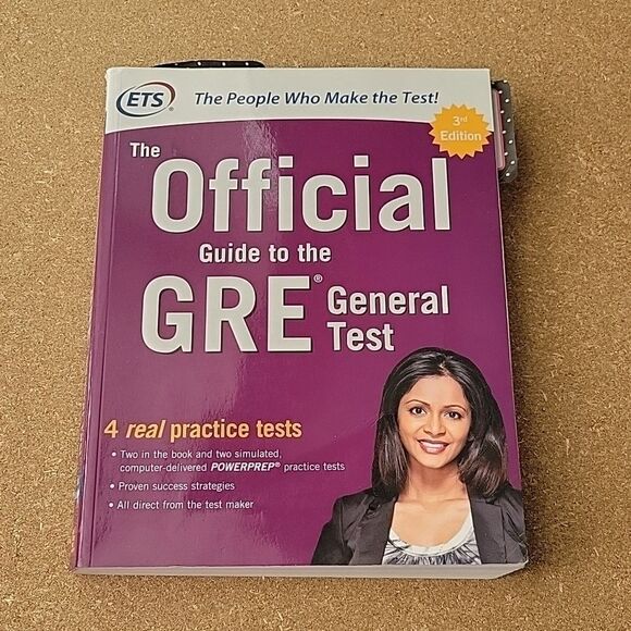 OFFICIAL GUIDE TO THR GRE GENERAL TEST ETS BOOK GRAD SCHOOL STUDY GUIDE - Picture 1 of 2